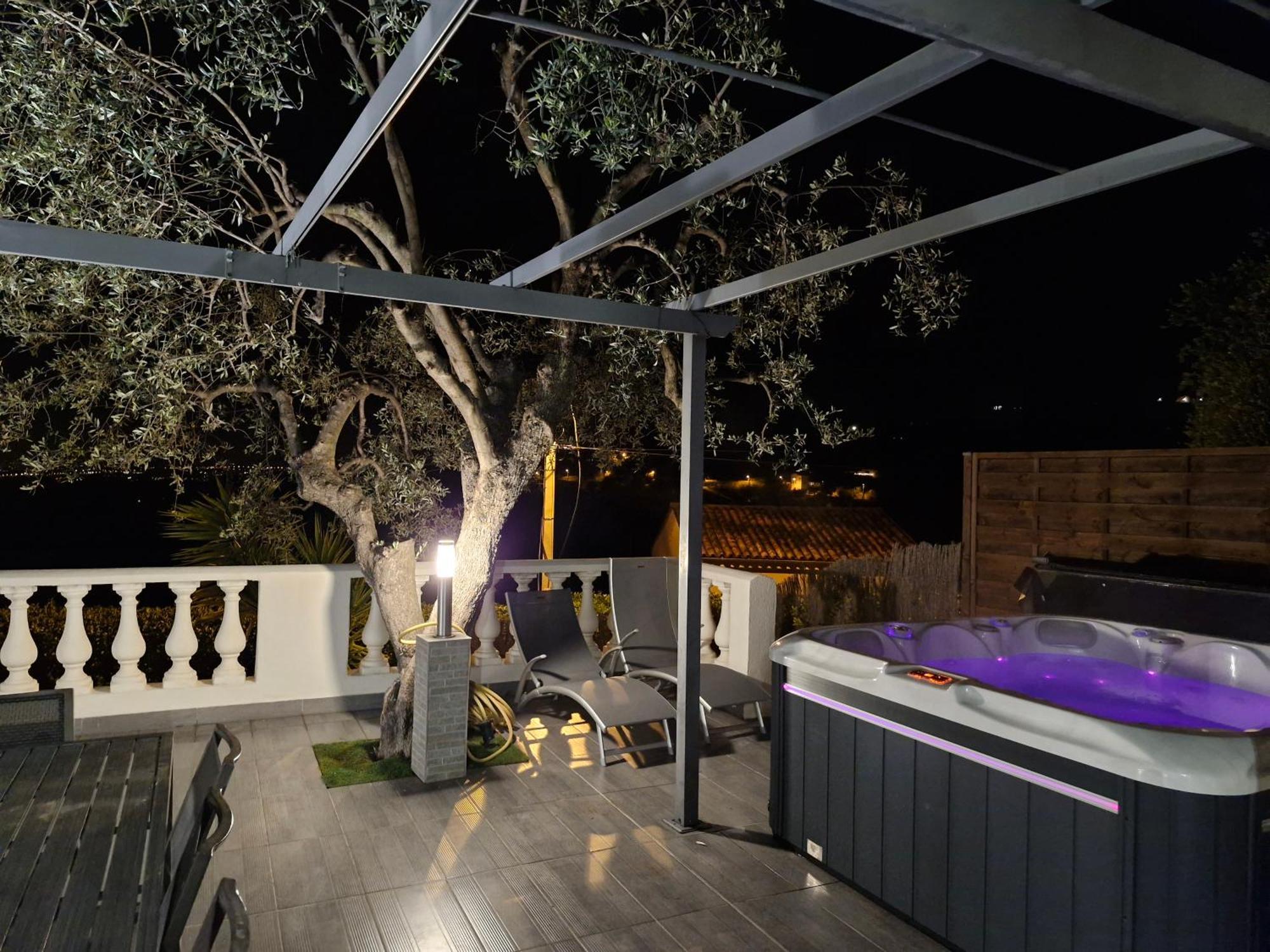 Villa Vue Mer, Terrasse Et Spa Nizza Exterior foto