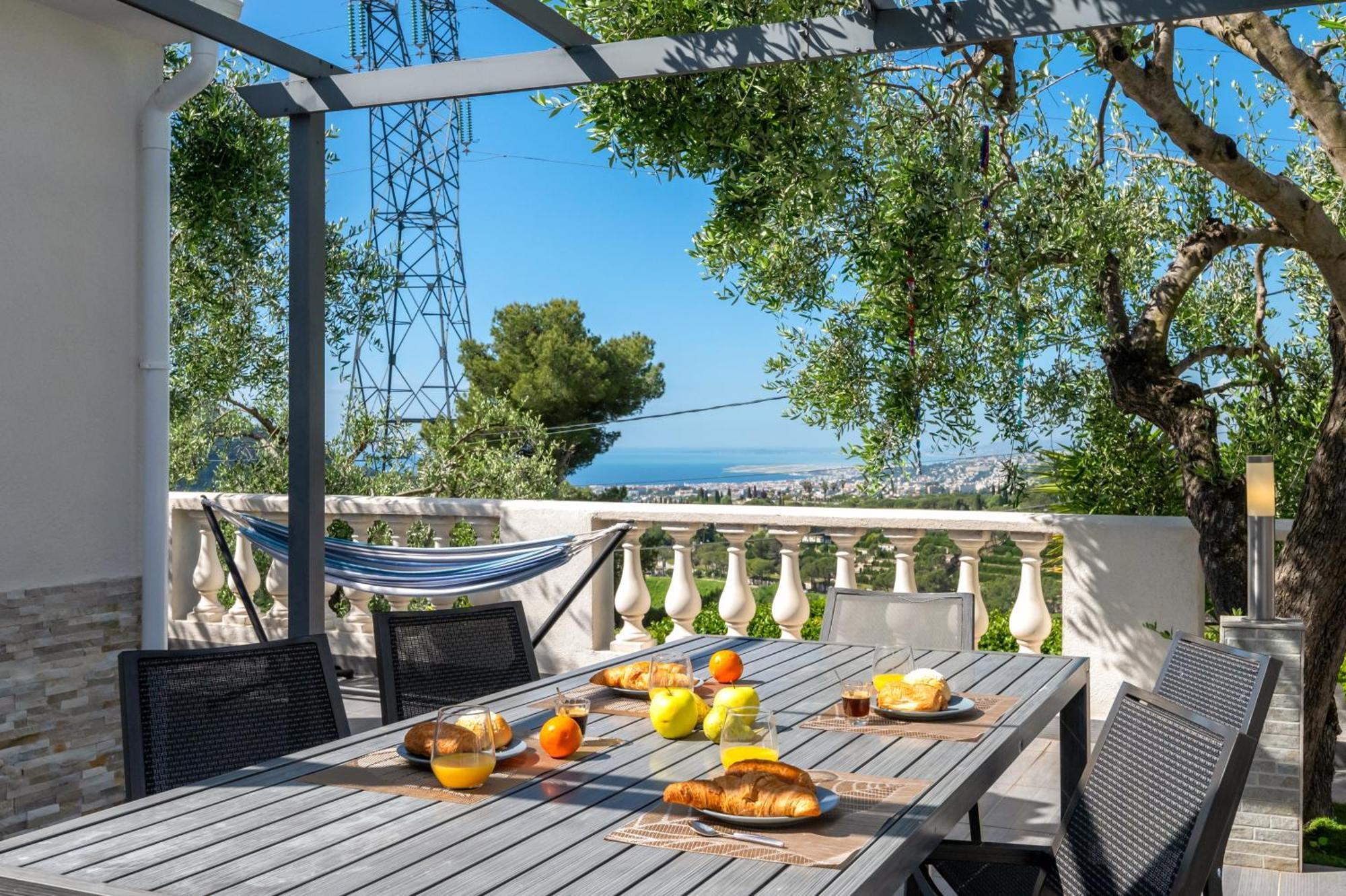 Villa Vue Mer, Terrasse Et Spa Nizza Zimmer foto